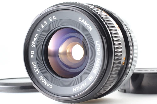 [Exc+5] Canon FD 28mm f2.8 s.c. Wide Angle MF Lens From JAPAN