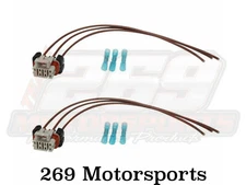 Headlight Wiring Harness Connector Pigtail for 05-14 Freightliner Columbia Qty 2