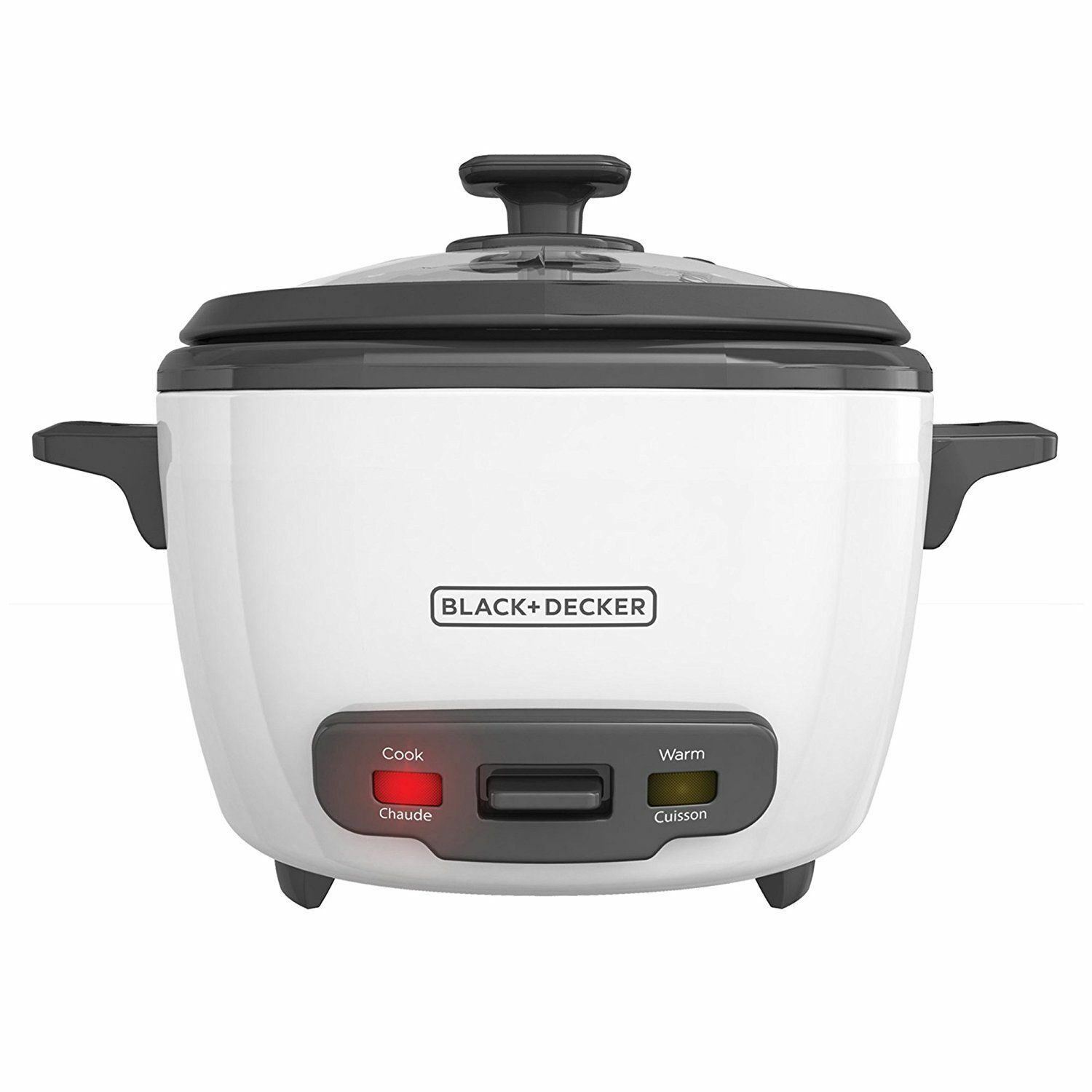 Black & Decker RC516C Rice Cooker & Food Steamer, 16 Cup, White