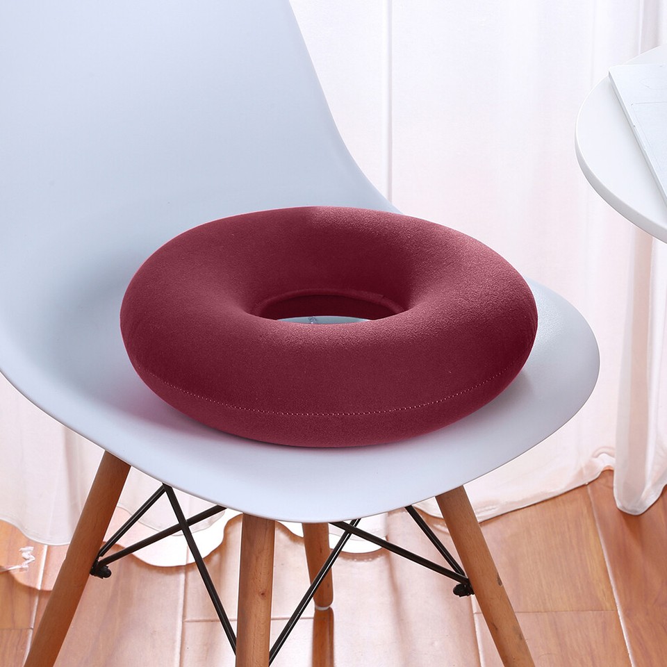 Donut Pillow Seat Cushion Home Office Use Hemorrhoid Pillows for Butt