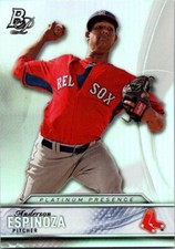 2016 Bowman Platinum #PP-17 Anderson Espinoza Platinum Presence