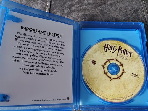 Harry Potter and the Goblet of Fire (Blu-ray Disc) Like New - Picture 3 of 3