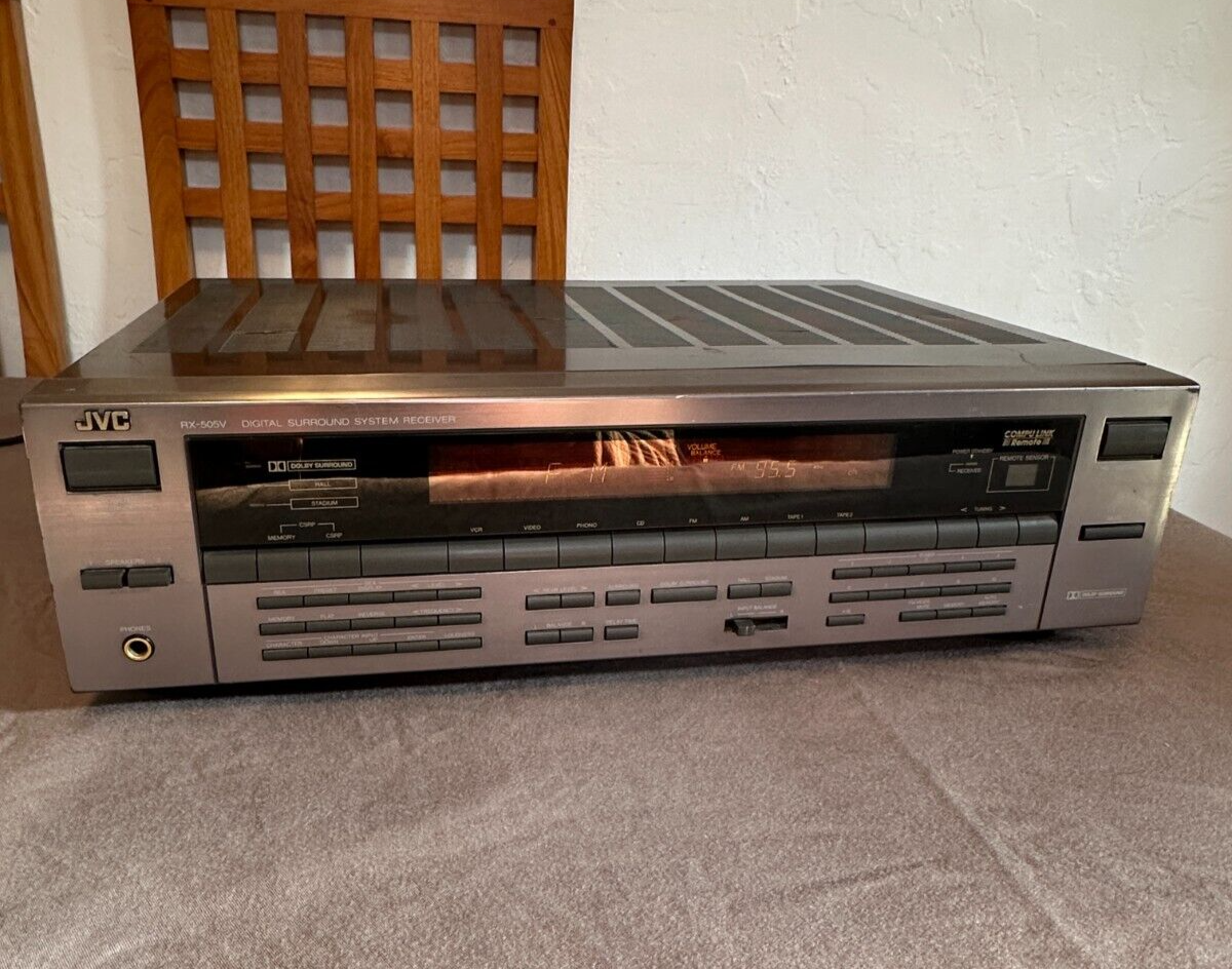 JVC RX-505V - 2 Channel 80 W Surround System Stereo Receiver JVC RX-505V - 2 Channel 80 W Surround System Stereo Receiver