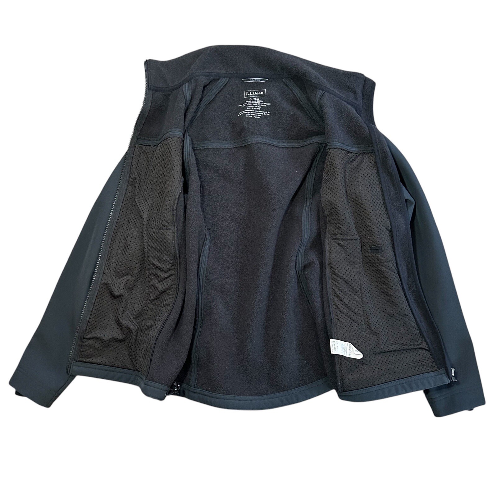 LL BEAN Pathfinder Softshell Jacket Size SMALL Bl… - image 6