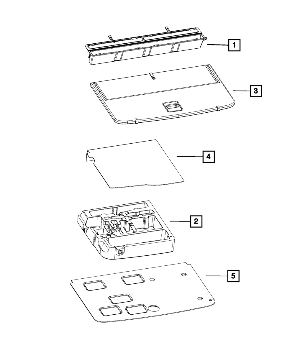 Genuine Mopar Mat-Interior Floor 5ND83JXWAA