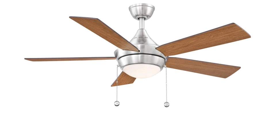Fanimation Studio Collection AireDrop Pull Chain 48 inch Indoor Ceiling Fan w... - Image 2 of 4
