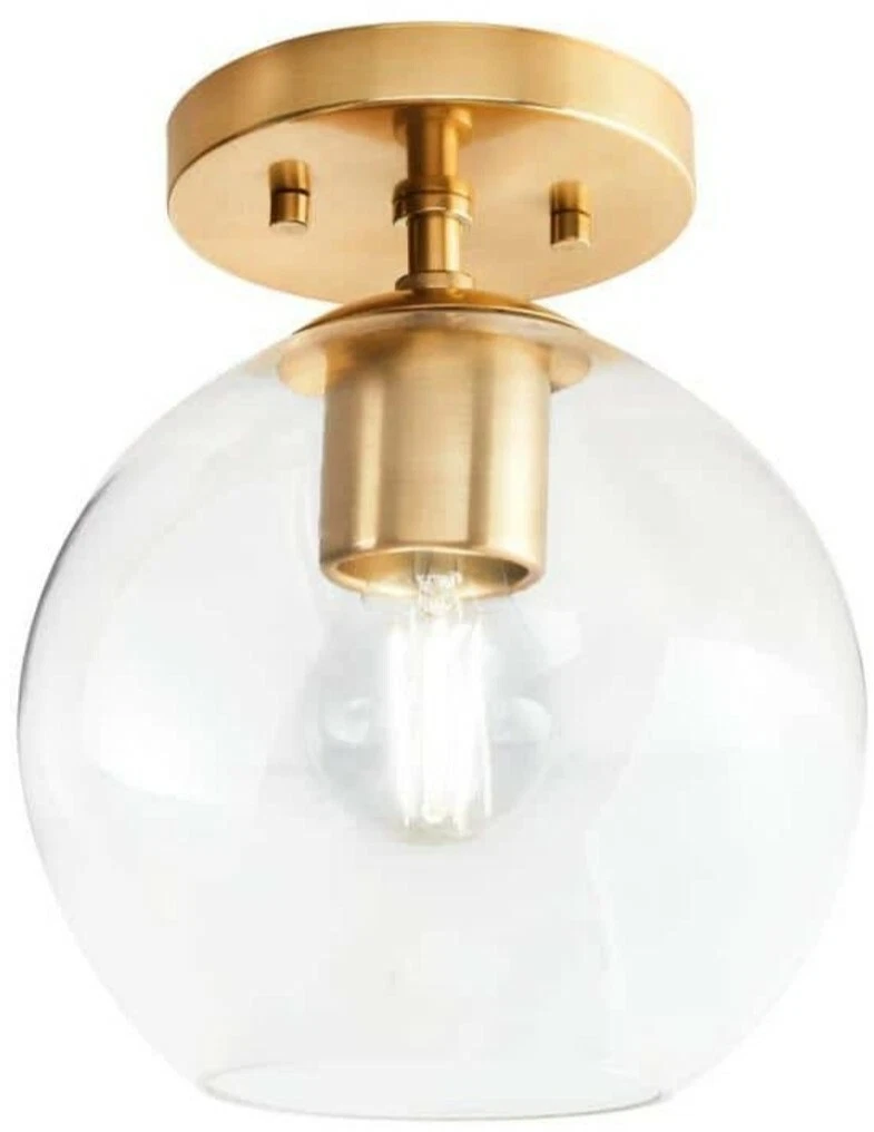 Hampton bay semi flush on sale mount