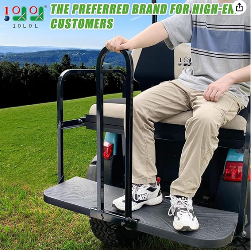 10L0L Universal Golf Cart Rear Seat Safety Grab Bar Hand Rail for Yamaha Club - Picture 4 of 10
