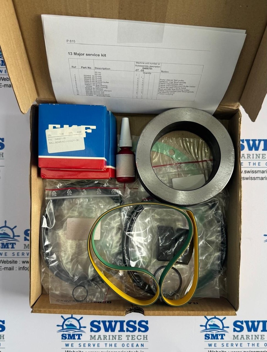 Alfa Laval P-610/P-615/P-100/P-150 Major Service Kit 546670-08