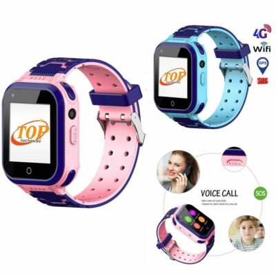 Smartwatch Kinder, 4G Smartwatch Kinder-Uhr Kamera SOS GPS Locator Tracker DE