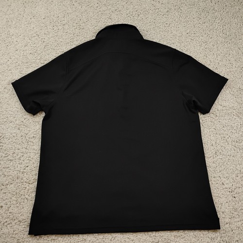 Camisa Ministry Of Supply Para Hombre Extra Grande Negra Polo Rendimiento Elástico Tecnología - Imagen 9 de 12