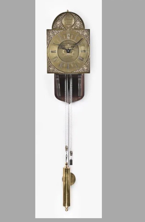 Very large Victorian hanging lantern Wall clock