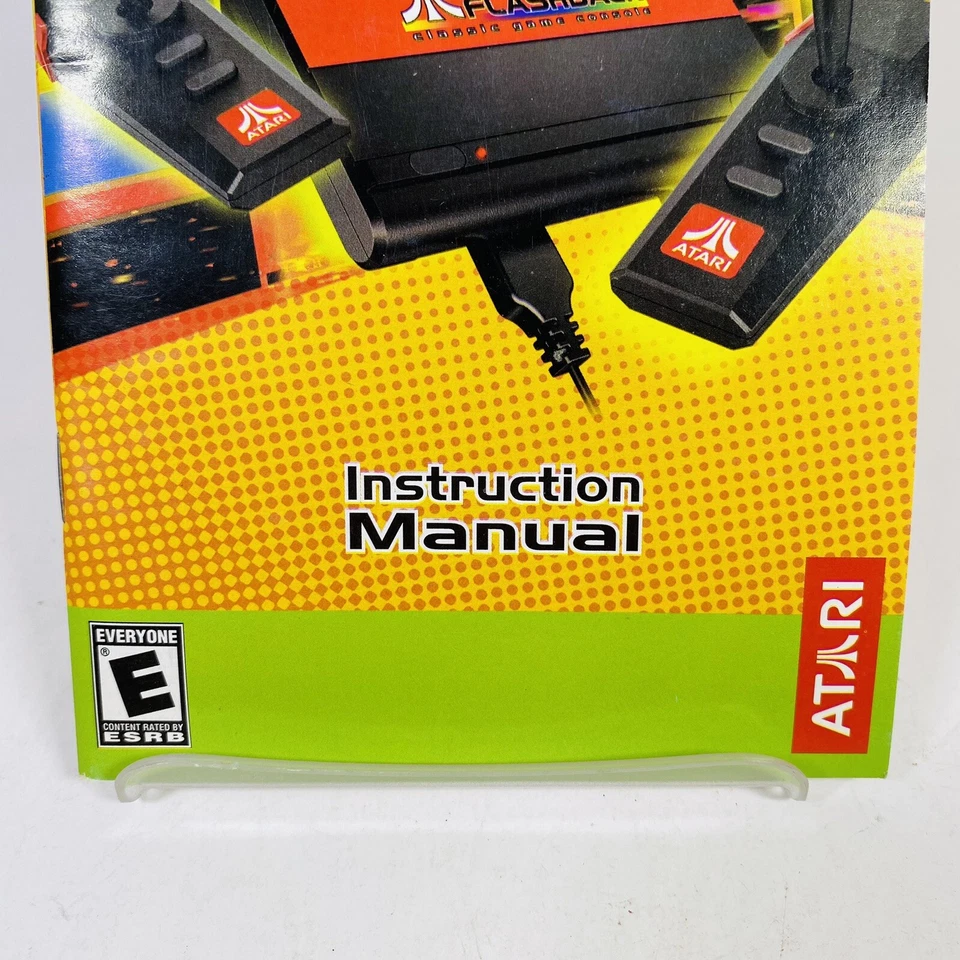 Atari Flashback - Classic Game Console Instruction Manual Booklet - Vintage 2004 - Image 3 of 4
