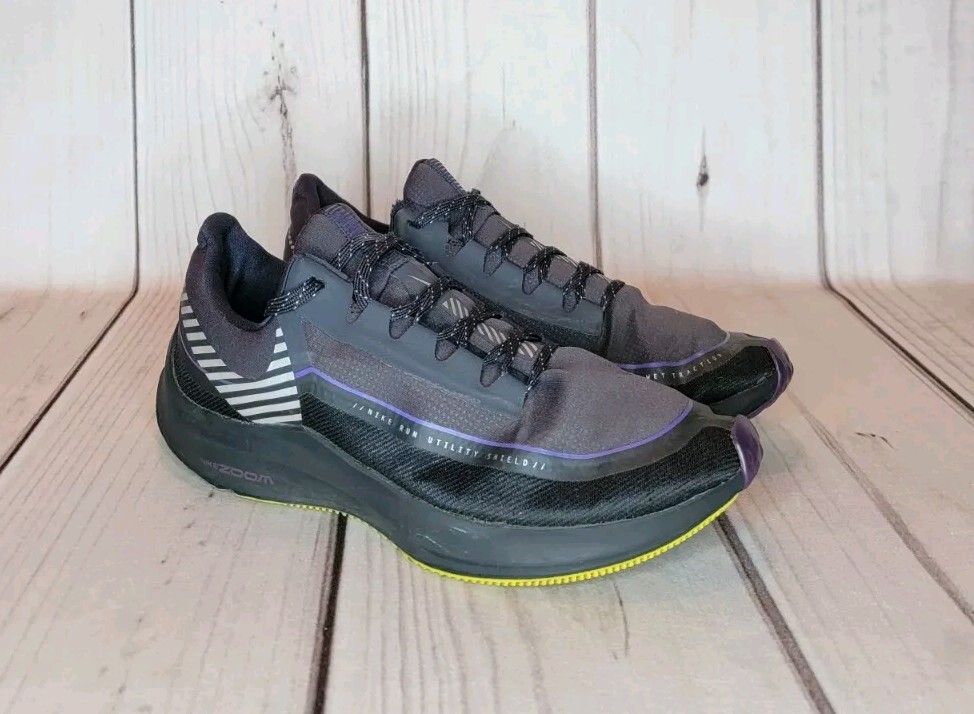 Nike Zoom Winflo 6 Shield Running Shoes Grey/Black BQ3190-002 Men's Size  9.5 | eBay