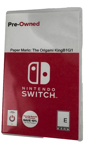 Nintendo Switch- Paper Mario: The Origami King B1G1