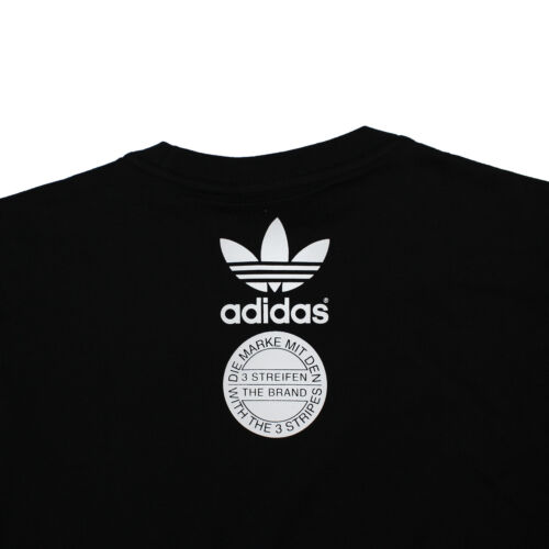 Adidas Originals Graphic Street Trefoil tee Men's Red Black S-XL - Picture 3 of 5