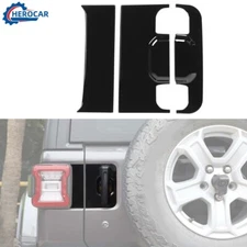 ⭕3Pcs Tailgate Door Handle Panel Decor Cover Trim For 2018-2023 Jeep Wrangler JL