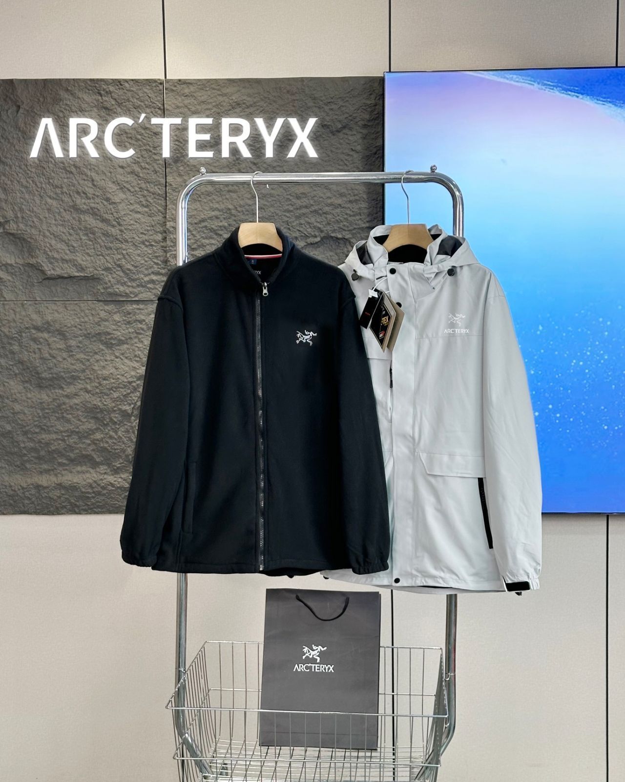 vedi descrizione taglia M 3XL ARC'TERYX Giacca da lavoro patchwork pile 3 in 1