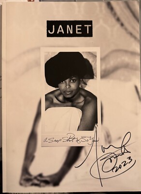 JANETパンフレット Janet Jackson Janet. 93/94 World Tour Original Large Concert