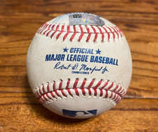 Padres vs Giants Game Used Baseball 9/27/2023 Suarez to Thairo Estrada Hit Foul