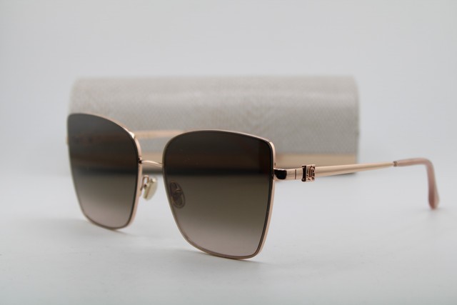 NEW JIMMY CHOO VELLA/S PY3HA GOLD PINK GRADIENT AUTHENTIC