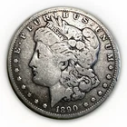 1890 Morgan Silver Dollar. Nice Coin. No Mint Mark