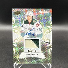 2024-25 Upper Deck ICE Gold Patch Auto - LIAM OHGREN #139 Rookie RC /49 Wild