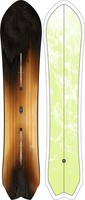 Burton Snowboard All Mountain Fish 3D Snowboard 2026 Snow Board Winter Freeride