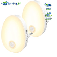 Nachtlicht Steckdose Mit Bewegungsmelder Warmweiß Dimmbar Led 2 StüCk FüR