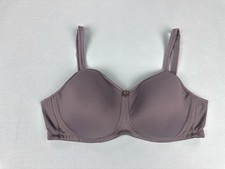 NWT Amoena 40A Mara SB Beige Dark Grey Wire-Free Masectomy Bra