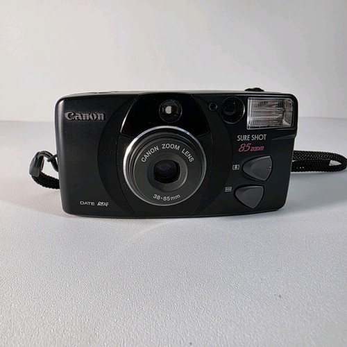 Vintage Canon Sure Shot 85 Zoom SAF Date 38-85mm AF Film Camera Y2K Works