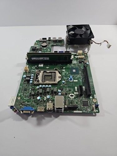Pacchetto scheda madre Dell Vostro 3470 SFF socket LGA1151 DDR4 8 GB di RAM dispositivo di raffreddamento CPU - Foto 3 di 12