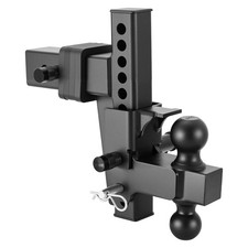 Adjustable Trailer Hitch, Fit 2.5 Inch Receiver, Trailer Hitch Mount with 2 Inch