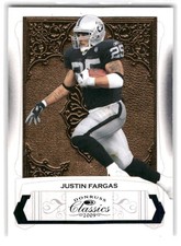 Justin Fargas 2009 Donruss Classics FOOTBALL #71 Oakland Raiders