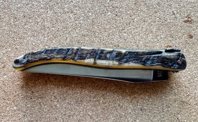 Laguiole Taschenmesser -  David Dauvillaire Widderhornkruste - Unikat