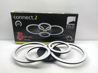 Plafoniera Led Eglo Parrapos-Z 41W 3000-6500K Nera - Incompleta