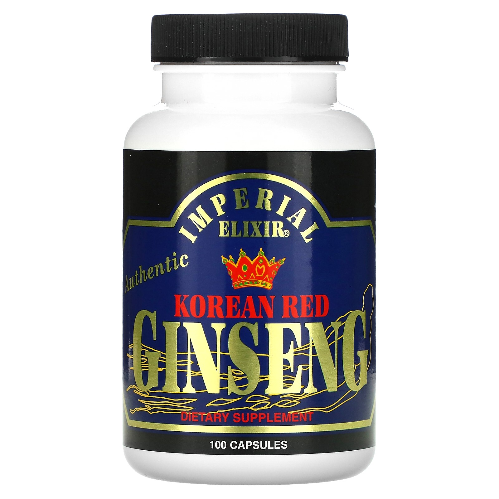 Корейский красный женьшень, 100 капсул (300 мг в капсуле)