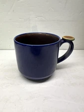 Vintage Lindt Stymeist Yo Han  Cobalt Blue Coffee Mug MCM Cup