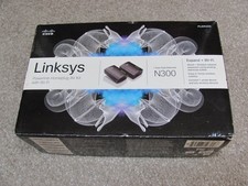 Linksys PLWK400 Powerline Homeplug AV Wireless Network Extender Kit