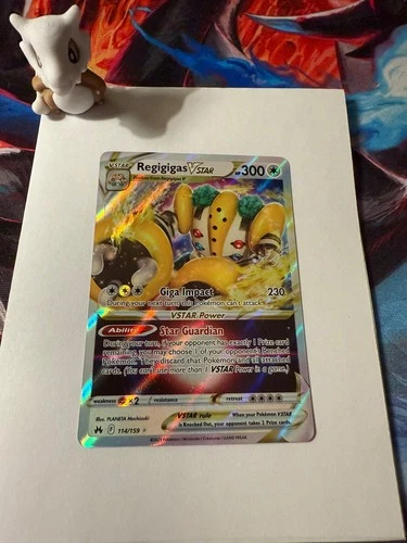 Regigigas Vstar Ultra Rare 114/159 Crown Zenith