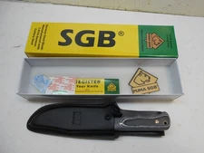 new puma SGB big bear bowie knife sheath black layard handle