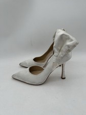 Badgley Mischka Women's Alejandra Pump, Soft White, 5