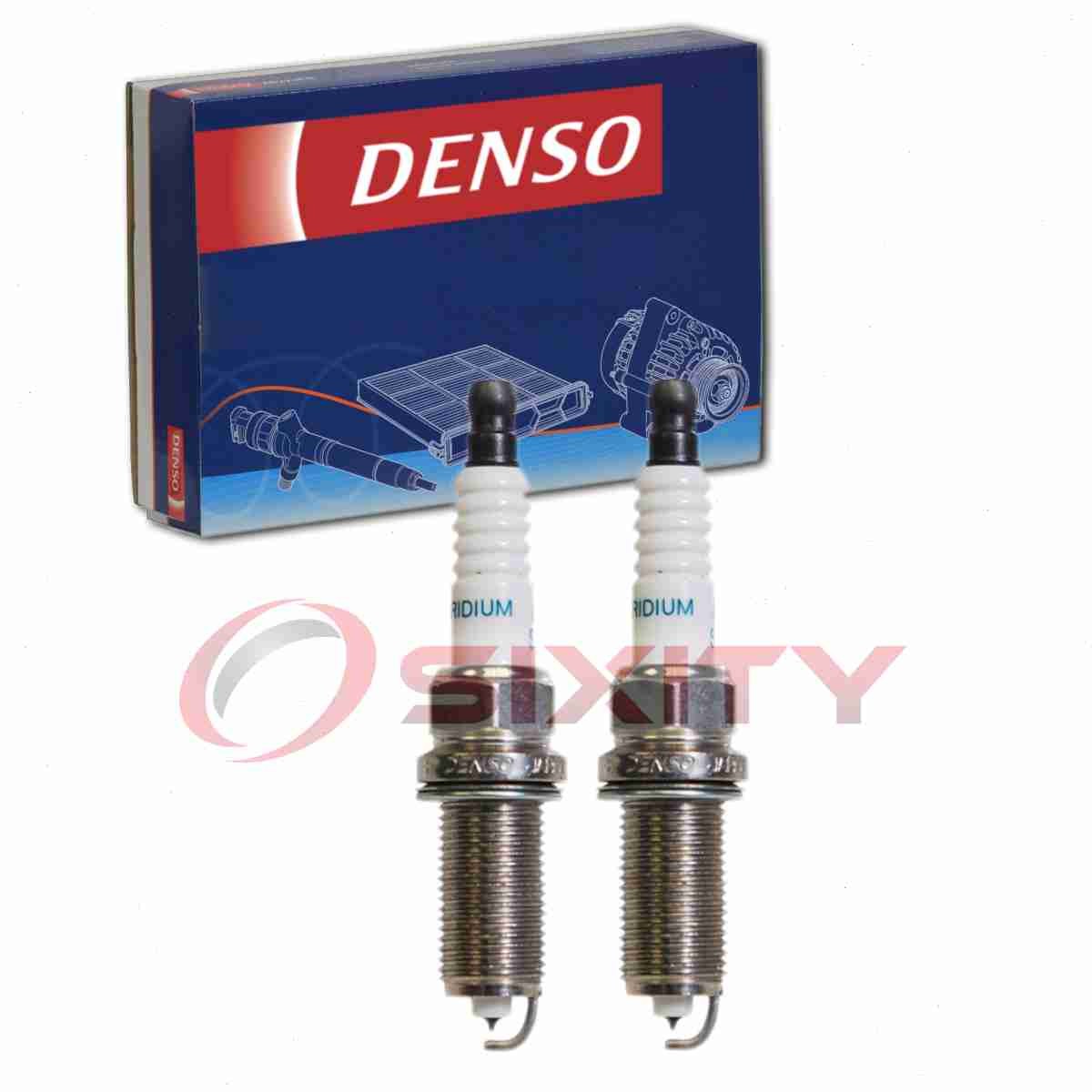 2 pc DENSO 3421 Spark Plugs for SK20HR11 MN158596 90919-A1002 90919-01235 lv