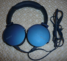 Sony Blue MDR-XB550 Headphones