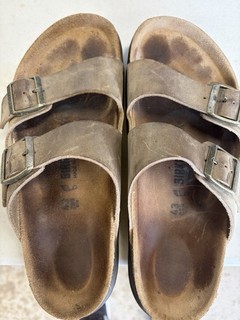 Birkenstock Arizona Sandal for Men Size 10US Brown Havana Oiled Leather