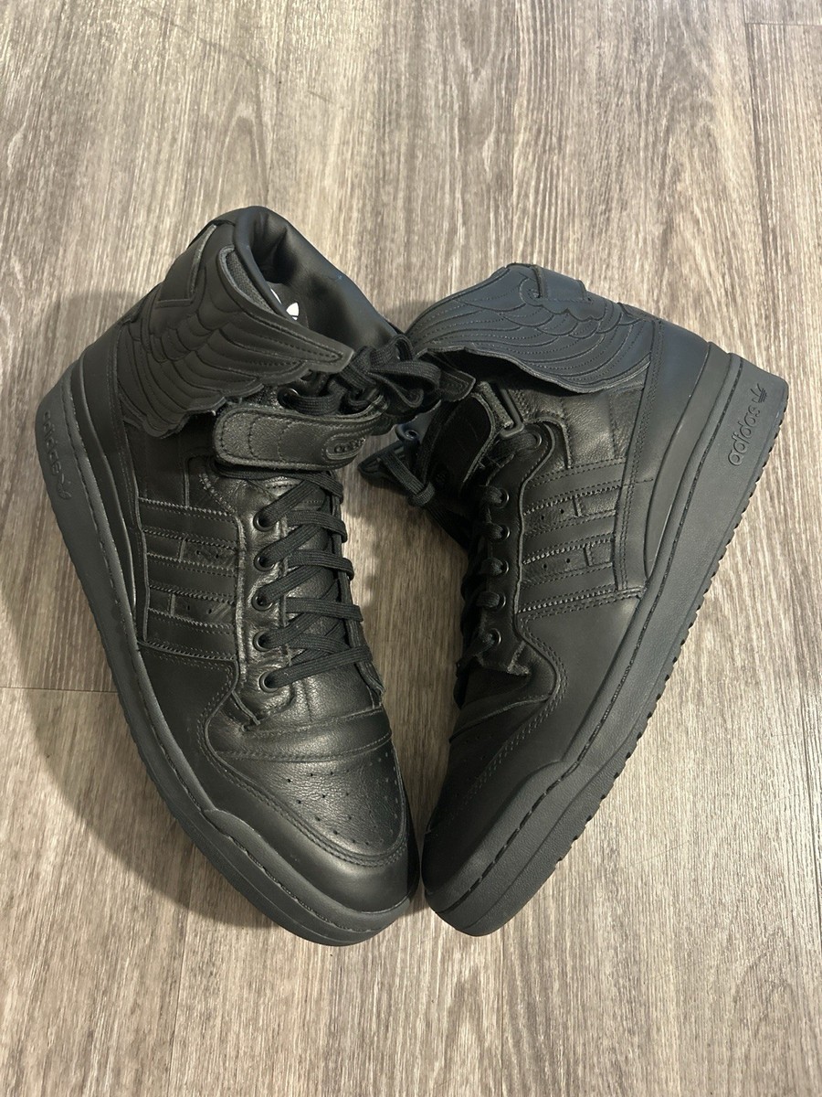 Adidas x Jeremy Scott Forum Hi Wings 4.0 Black RARE SIZE 15 | eBay