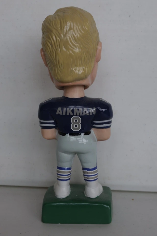 SAM 1995 Troy Aikman NFL Bobblehead Dallas Cowboys Leyenda con certificado de autenticidad Foto 4 de 4