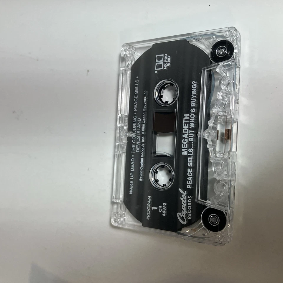 Megadeth Peace Sells... But Who's Buying? Cassette Tape C4-46370 1986 Metal - Image 3 of 4