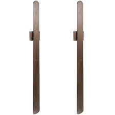 2PCS Magnetic Wooden Shoehorn: 21.7" Length Shoe Wearing Tool - Magnet Suction