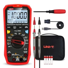 Digital Multimeter Tester UT161E, True RMS 1000V AC DC Voltage Meter Tester O...